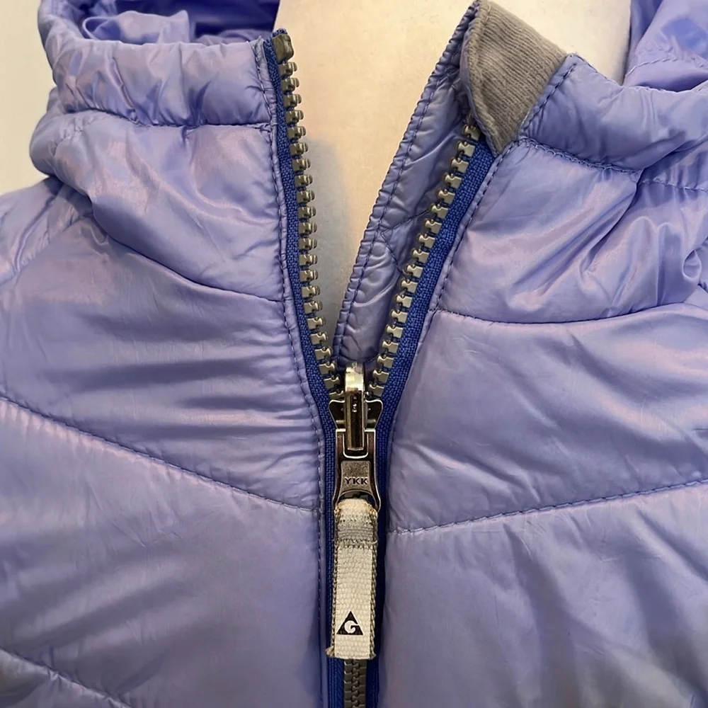 GERRY SZ L14-16 coat. Periwinkle blue. Zip up with hood. Great condition